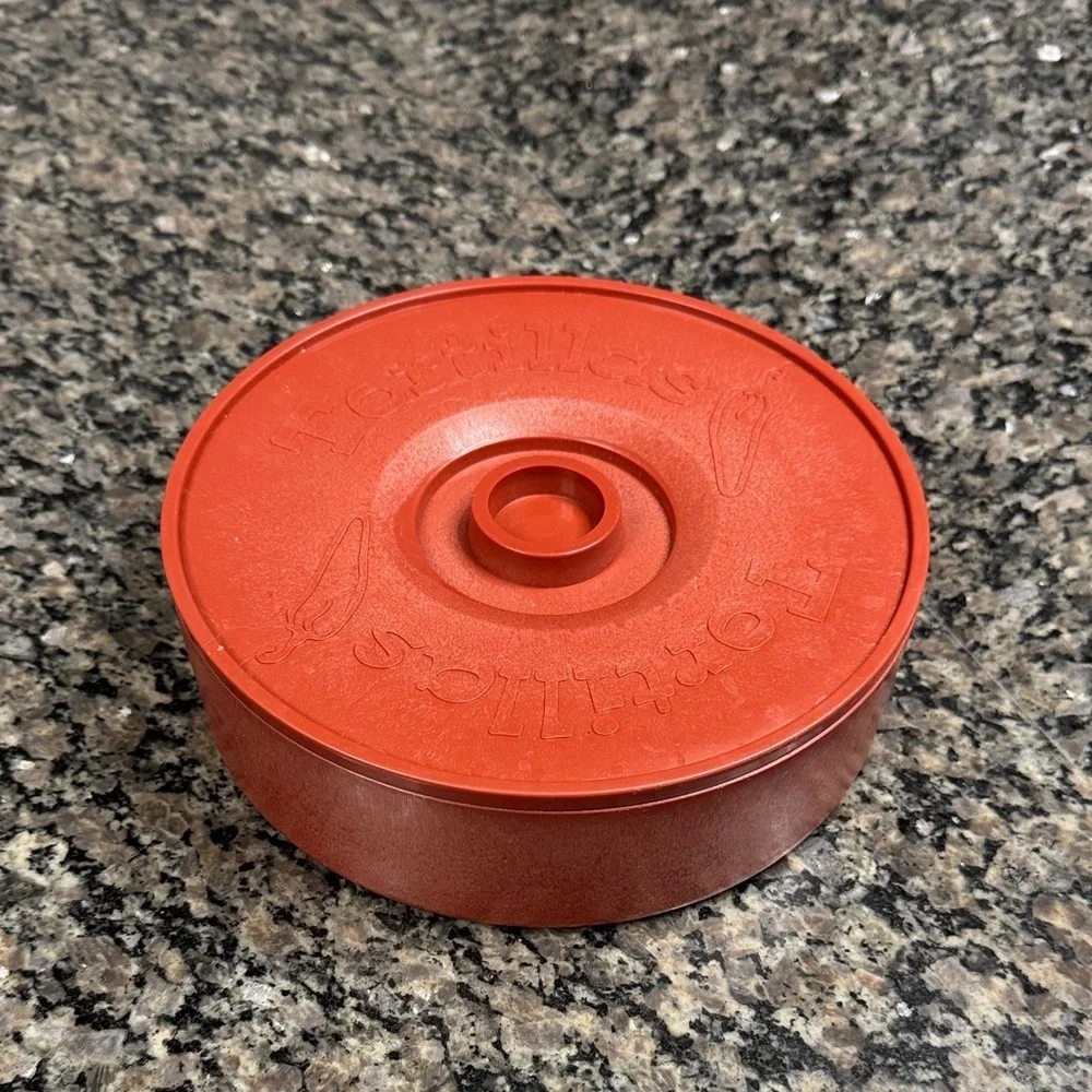 Embossed Red Tortilla warmer NEW